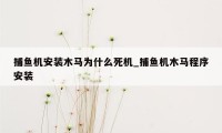 捕鱼机安装木马为什么死机_捕鱼机木马程序安装