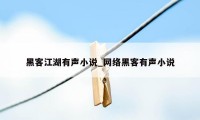 黑客江湖有声小说_网络黑客有声小说