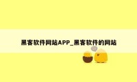 黑客软件网站APP_黑客软件的网站