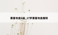 黑客攻击b站_17岁黑客攻击推特