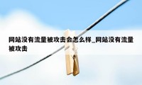 网站没有流量被攻击会怎么样_网站没有流量被攻击